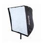 SOFTBOX CUADRADO TIPO SOMBRILLA SBUB9090 GODOX CAJA SUAVIZADORA DE LUZ CUADRADA TIPO SOMBRILLA