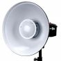 Beauty Dish Godox BDR-W550 Difusor Metalico De Rebote De Luz De 55 Cm De Diametro Fondo Blanco 