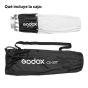Softbox Plegable Godox CS-50T Luz de Linterna Montura Bowens