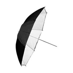 Sombrilla Materia Gráfica Blanco y Negro 43 Pulgadas 110 Cm