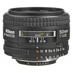 Lente Nikon AF Nikkor 50mm f/1.4D