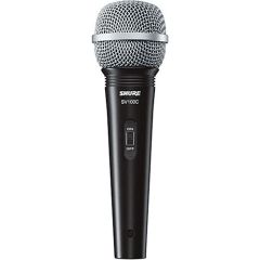 Micrófono Shure SV100. Karaoke, interruptor, cable XLR
