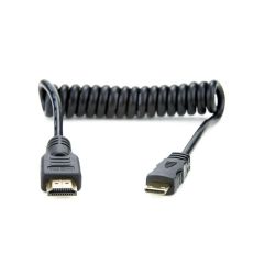 Cable Espiral Átomos Mini HDMI a HDMI 30cm