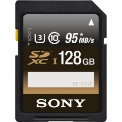Tarjeta de memoria Sony 128GB UHS I- ③  Card Class 10 Transfer Speed: 95MB/S SF-G1UZ