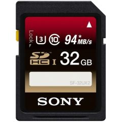 Memory Sony 32GB UHS I- ③ Card Class 10 Transfer Speed: 94MB/S
