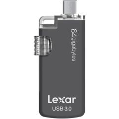 Memoria Jumpdrive Lexar  64GB M20C  USB 3.0 y USB TYPE-C Para Smartphones