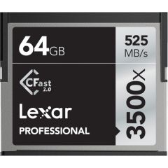 Tarjeta De Memoria Lexar 64GB CFAST 2.0 Professional 3500X