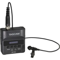 Grabadora Tascam DR-10L Portatil Con Microfono Lavalier Incluido