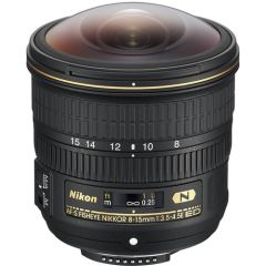 Lente Nikon AF-S fisheye nikkor 8-15mm f/3.5-4.5E ED