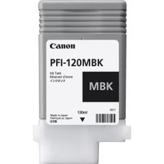 Canon Cartucho de tinta PFI-120 MBK Negro mate (130ml) compatible con imagePROGRAF Serie TM