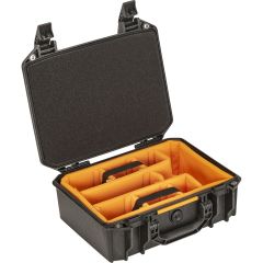 Estuche de alta resistencia Vault V200WD Negro con Divisiones