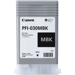 Canon Cartucho de tinta PFI-030 MBK Pigment Matte Black Ink Cartridge (55ml) compatible con TA 20/30