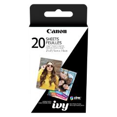 Papel formato tarjeta 20 hojas para IVY2