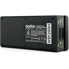 Batería de repuesto Godox de Litio WB1200H, para usarse con el Flash AD1200PRO