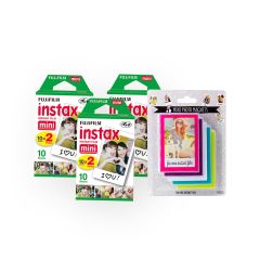 5-Pack Película Mini + Marcos Magnéticos Arcoíris