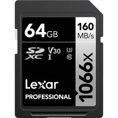 Memoria Lexar 64gb SDXC 1066X Professional UHSI GL /  Pro