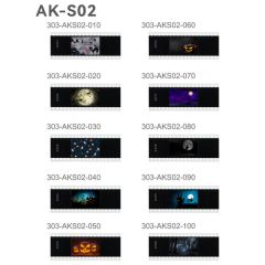 Juego Godox De 10 Diapositivas AK-S02 Para AK-R21