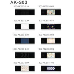 Juego Godox De 10 Diapositivas AK-S03 Para AK-R21