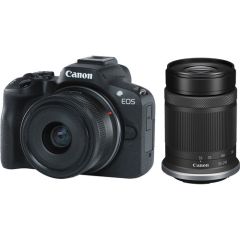 Cámara Canon EOS R50 RF-S 18-45mm F4.5-6.3 IS  STM + RF 55-210mm F5-7.1 IS STM