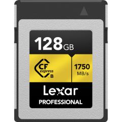 Memoria Lexar 128GB CFexpress Type B 1500MB/s write Professional Card Gold Serie 1750MB/s read