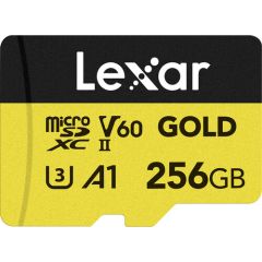 Memoria Lexar 256GB MicroSDXC U3, V60, A1 (up to 280MB/s read, up to 180MB/s write)