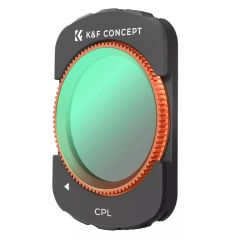 Filtro Magnético CPL K&F Concept de la serie Nano-X con revestimiento verde para DJI Osmo Pocket 3
