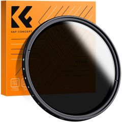 Filtro VND K&F Concept ND2-ND400 con Clip (1-9 pasos) para teléfonos y lente de cámara de 52 mm