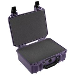 Estuche de alta resistencia Vault V200C Morado con Foam