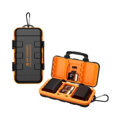 Mini Estuche Rígido K&F Concept con 16 ranuras para tarjetas de memoria y baterías para cámaras