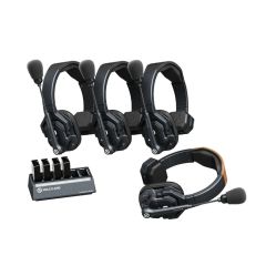 Hollyland Solidcom SE-4S Sistema de Intercomunicación con 4 Headsets (Dual Battery Version)