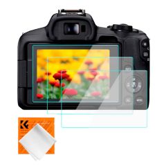 Kit de 3 filtros K&F Concept de Vidrio Templado, Protectores para cámara Canon R8/R50 (SKU.2291)