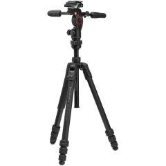 KIT DE TRIPIE MANFROTTO (MKBFRTA4GTFB3W) BEFREE GT FB HYBRID ALUMINIO C/ CABEZA 3 MOVIMIENTOS