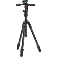 KIT DE TRIPIE MANFROTTO (MKBFRTC4GTFB3W) BEFREE GT FB HYBRID FIBRA DE CARBON C/ CABEZA 3 MOVIMIENTOS