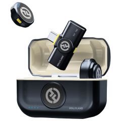 Hollyland LARK M2 con USB-C Plug DUO Kit de Micrófono Inalámbrico con 2 Trasmisores