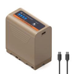 Batería de Litio K&F Concept NP-F970 para Sony Tipo USB-C