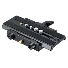 Plato Manfrotto Deslizante 357 P/Tripie Con Tornillos De 1/4 Pulg. y 3/8 Pulg.
