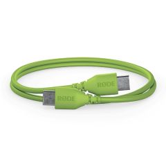 Cable Rode SC22 Green USB-C a USB-C de 30 cm. para conectar micrófonos USB-C a computadoras