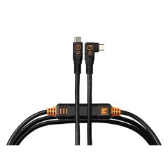 Kit de cables Tether Tools LeverLock y Optima (4.5m, negro antirreflectante, en ángulo recto)