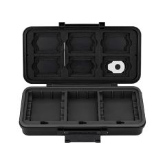 Estuche JJC Multi-Function 6 SD ,6 CFexpress Type-B/XQD,5 CFexpress Type-A 8 AA, LP-E6,FZ100 NPW235