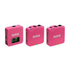 Micrófonos Rode Wireless Go 3a generación Pink inalambrico compacto de dos canales