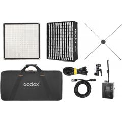 Kit Panel LED RGB Flexible Godox FL200R 60x60cm con Accesorios