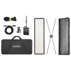 Kit Panel LED RGB Flexible Godox FL200SR 30x120cm con Accesorios