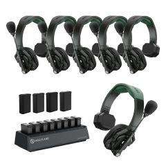 Hollyland Solidcom SE Pro-6S Sistema de Intercomunicación con 6 Headsets (1.9 GHz)