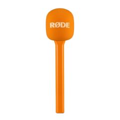 Adaptador de Mano RODE para Wireless GO Naranja. Interview GO Orange Handle and pop filter attachment