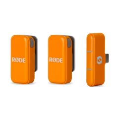 Micrófono Wireless Micro Orange Inalámbrico Ultra-Compacto. Wireless Micro (USB-C, Orange)