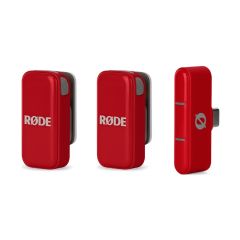 Micrófono Wireless Micro Rojo Inalámbrico Ultra-Compacto. Wireless Micro (USB-C, Red)