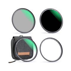 Kit de 3 Filtros Magnéticos K&F Concept Nano-X CPL + ND1000 + UV 58mm (SKU.1622)