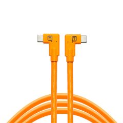 Cable Tether Tools USB-C a USB-C Ángulo Recto Dual TetherPro 4.6m (CUC15RT2RTORG)