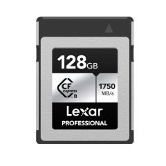 Lexar Profesional CFexpressTM Tarjeta Tipo B Serie Plata 128GB Lectura 1750MB/s Escritura 1300MB/s