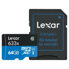 Memoria Lexar MicroSD 64GB 633x UHS-I